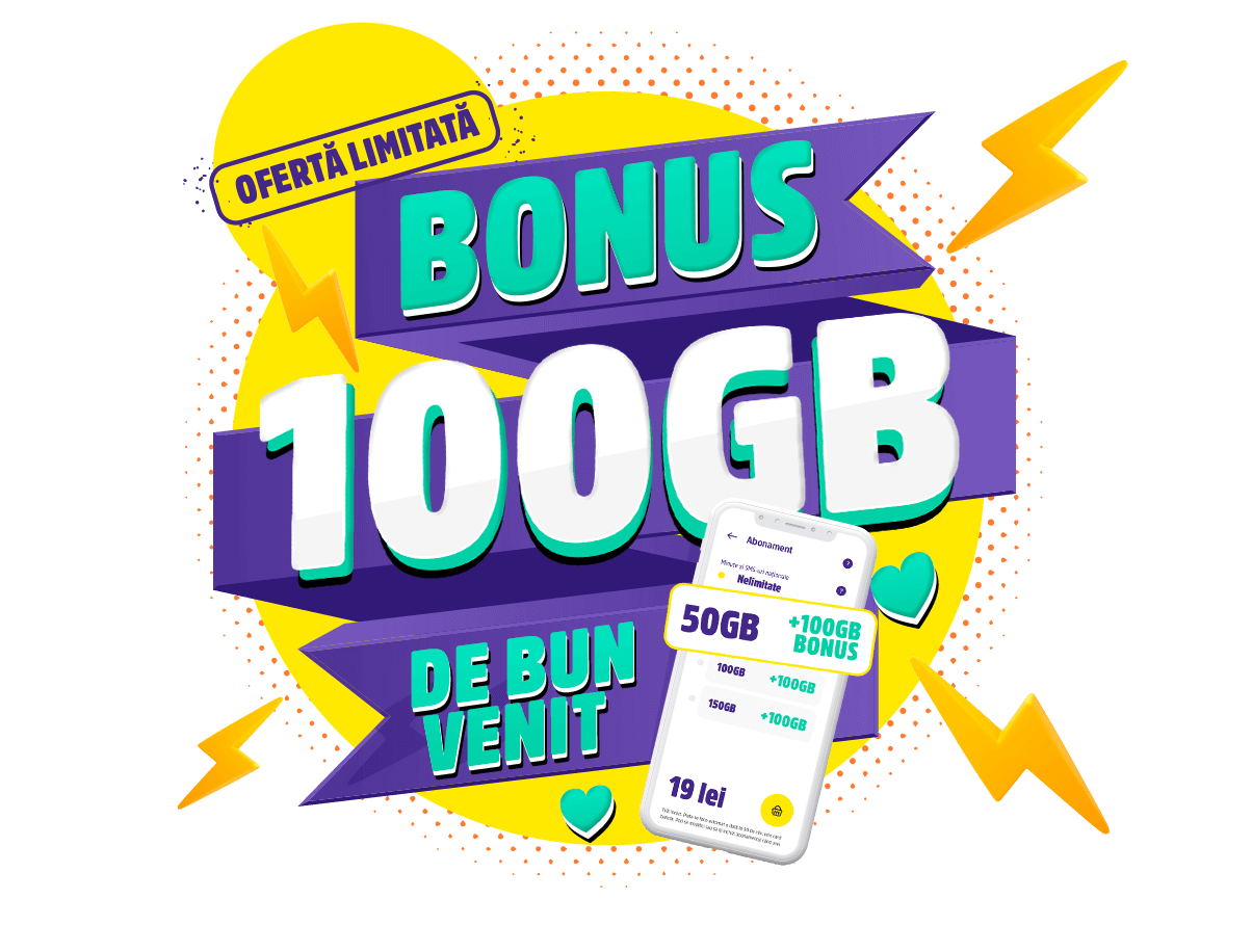 Cadou 100 GB bonus