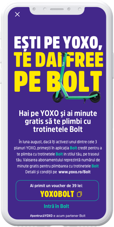 Hai cu prietenii la YOXO!