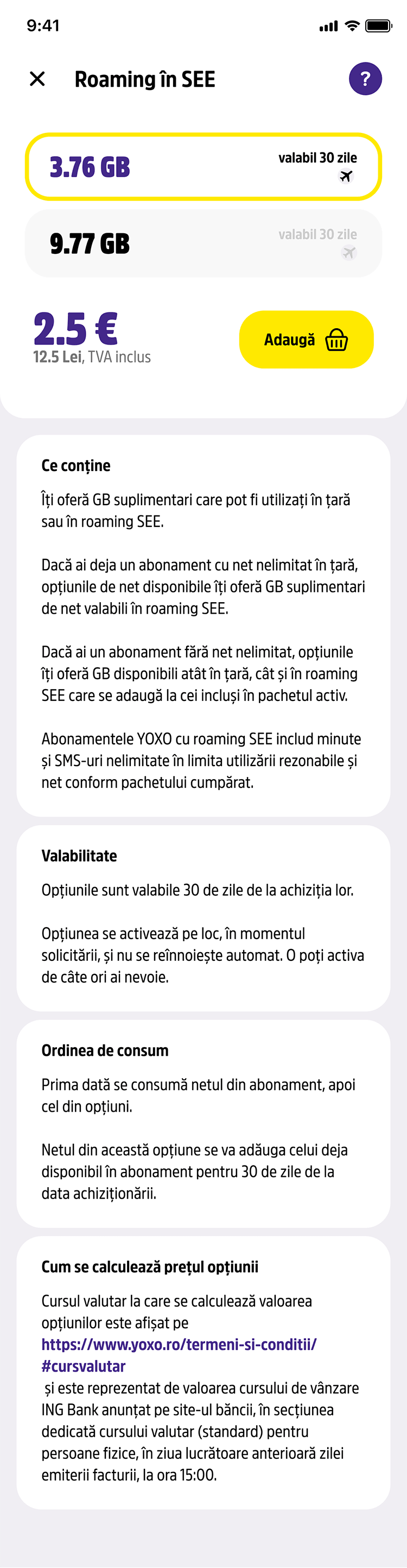 YOXO Dashboard