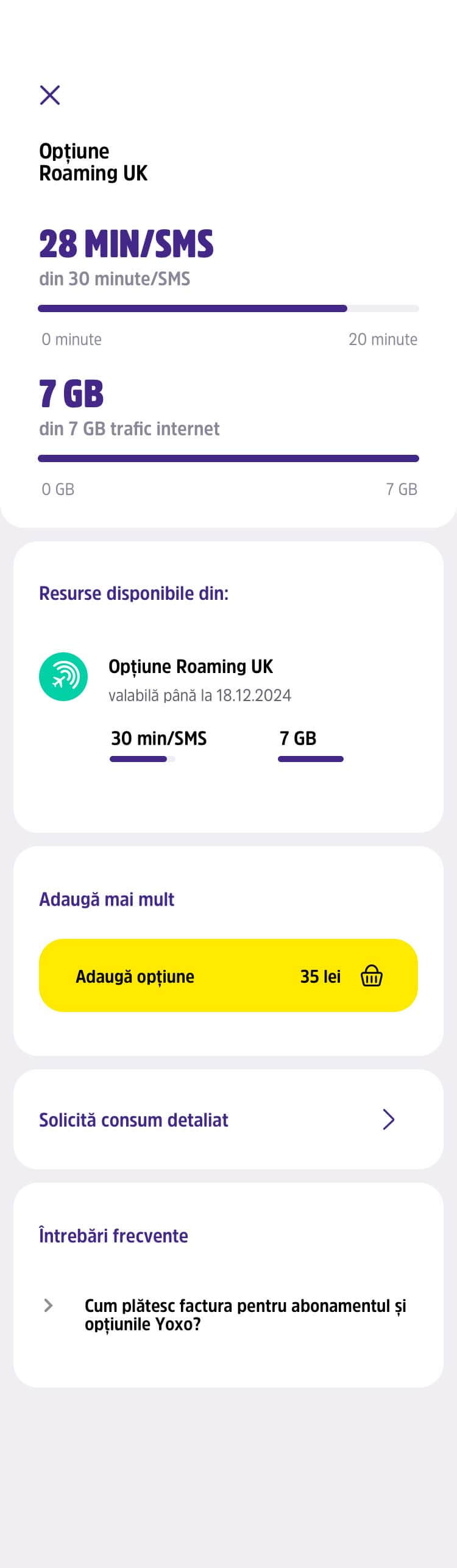 YOXO Dashboard