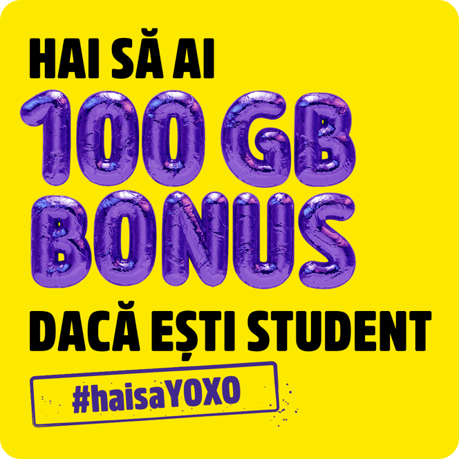 Hai sa ai 100 GB Bonus daca esti student